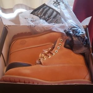 Yellow timberland boots